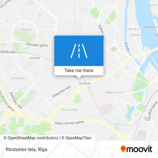 Rindzeles Iela map
