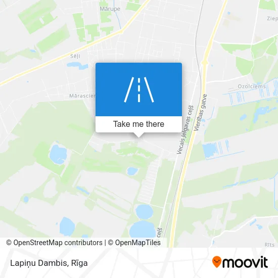 Карта Lapiņu Dambis