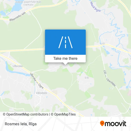 Карта Rosmes Iela