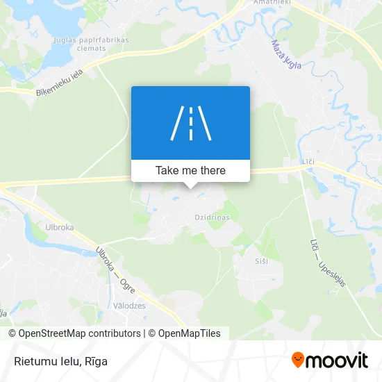 Карта Rietumu Ielu