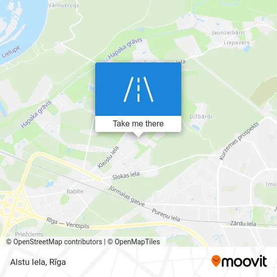 Карта Alstu Iela