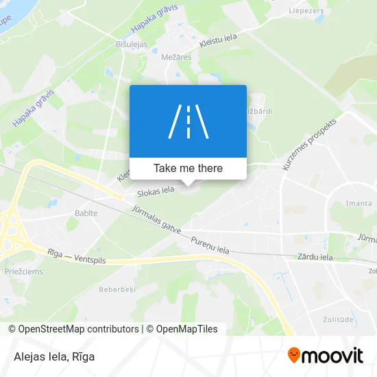 Карта Alejas Iela