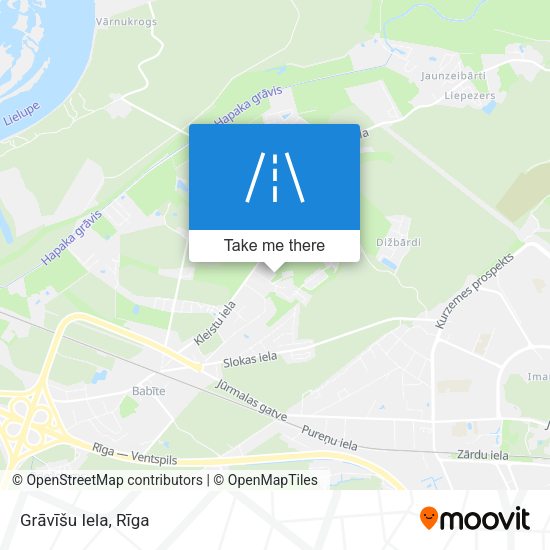 Grāvīšu Iela map