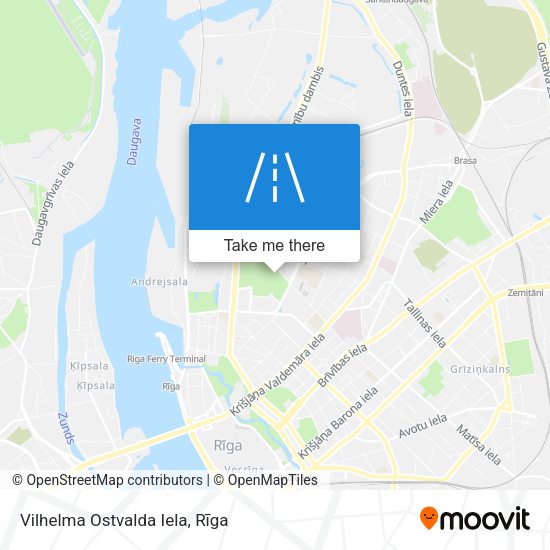 Vilhelma Ostvalda Iela map