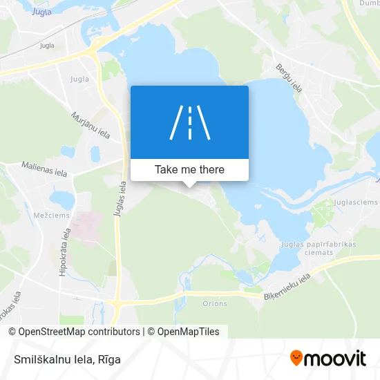 Smilškalnu Iela map