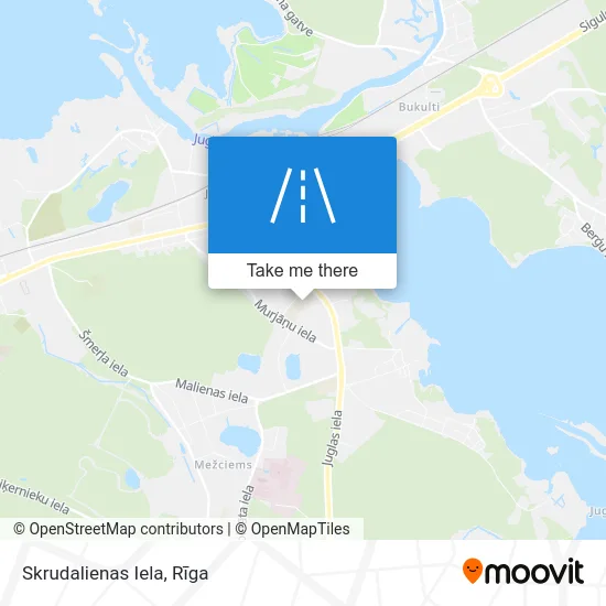 Карта Skrudalienas Iela