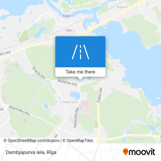 Dambjapurva Iela map
