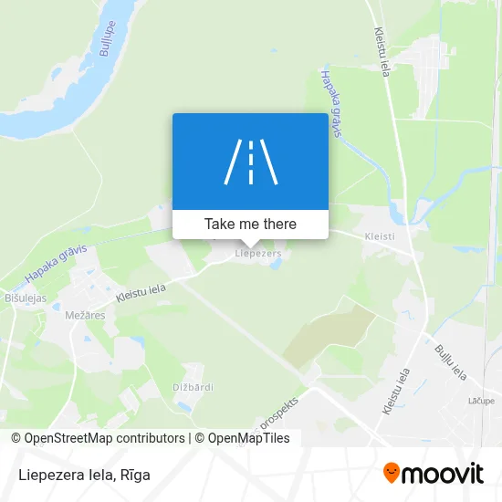 Liepezera Iela map