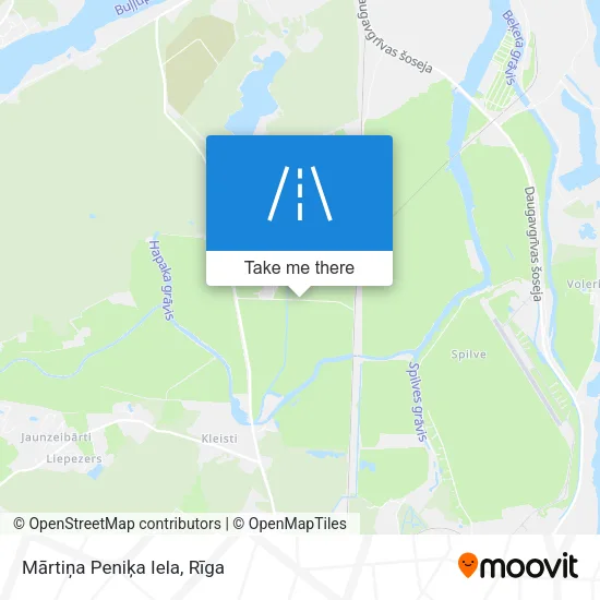 Карта Mārtiņa Peniķa Iela