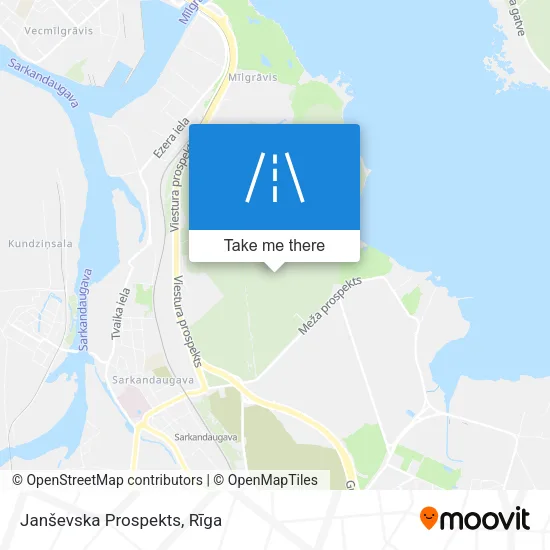 Карта Janševska Prospekts