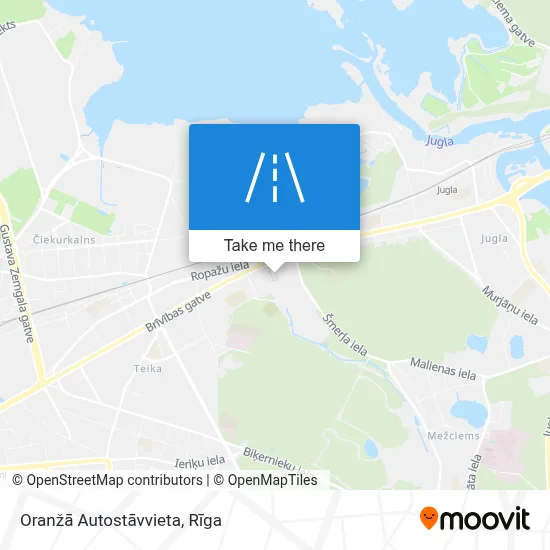 Oranžā Autostāvvieta map