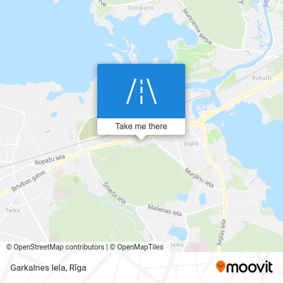 Карта Garkalnes Iela
