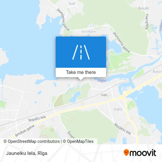 Карта Jaunelku Iela