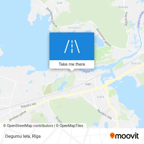 Карта Degumu Iela