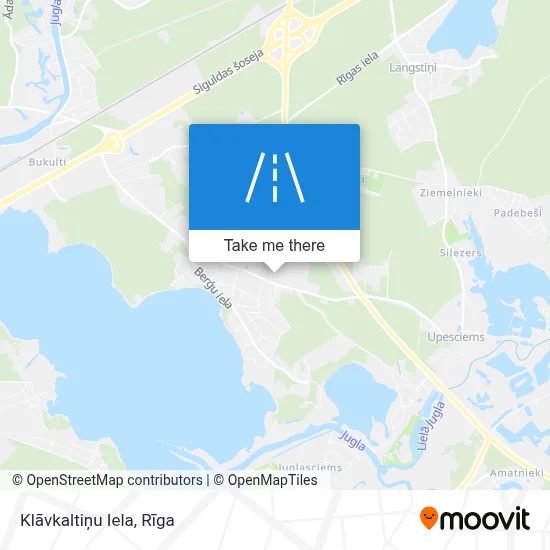 Klāvkaltiņu Iela map