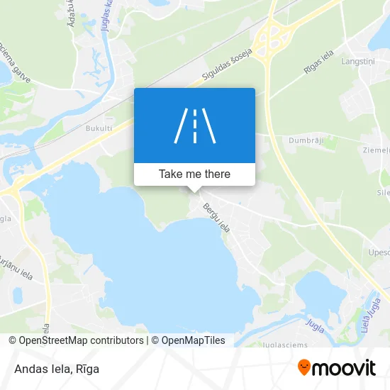 Карта Andas Iela
