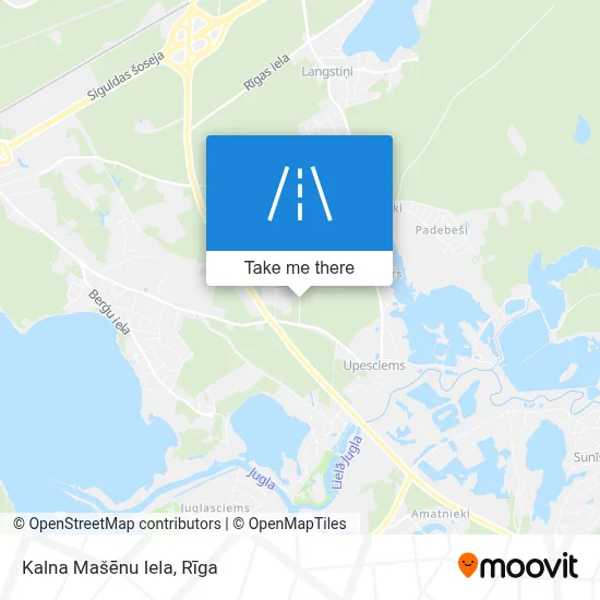 Kalna Mašēnu Iela map