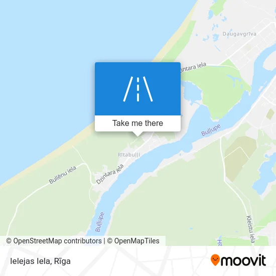 Карта Ielejas Iela