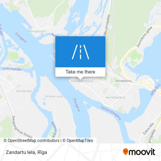 Zandartu Iela map