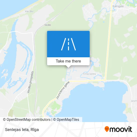 Senlejas Iela map