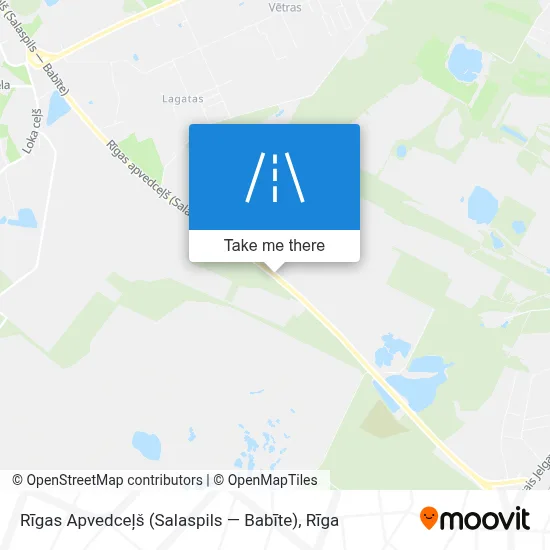Rīgas Apvedceļš (Salaspils — Babīte) map