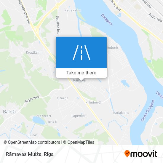 Rāmavas Muiža map