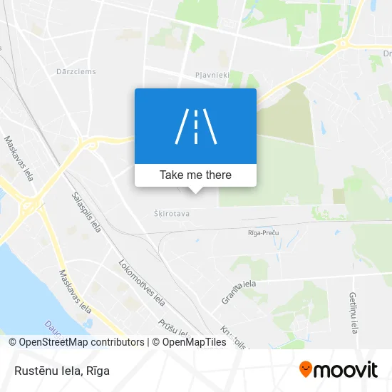 Карта Rustēnu Iela