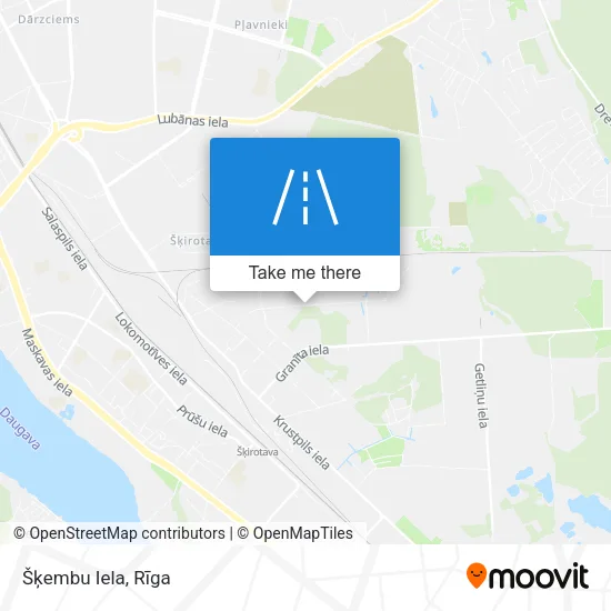 Карта Šķembu Iela