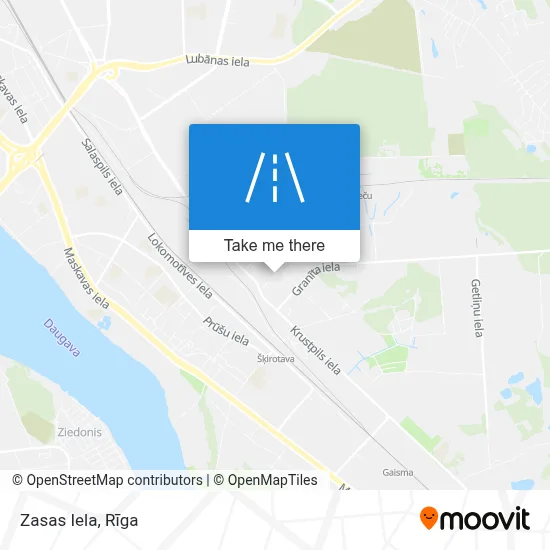 Zasas Iela map