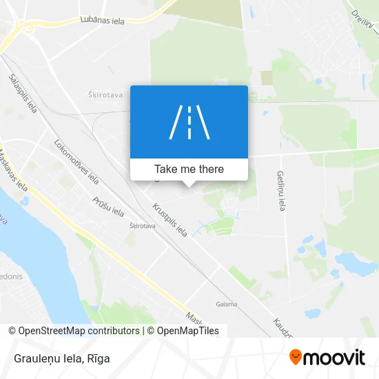 Карта Grauleņu Iela