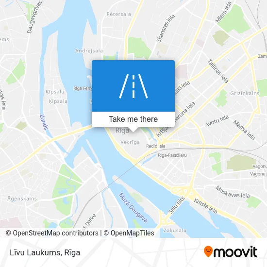 Карта Līvu Laukums
