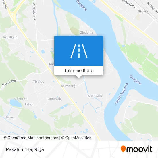 Карта Pakalnu Iela