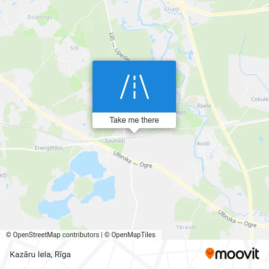 Карта Kazāru Iela