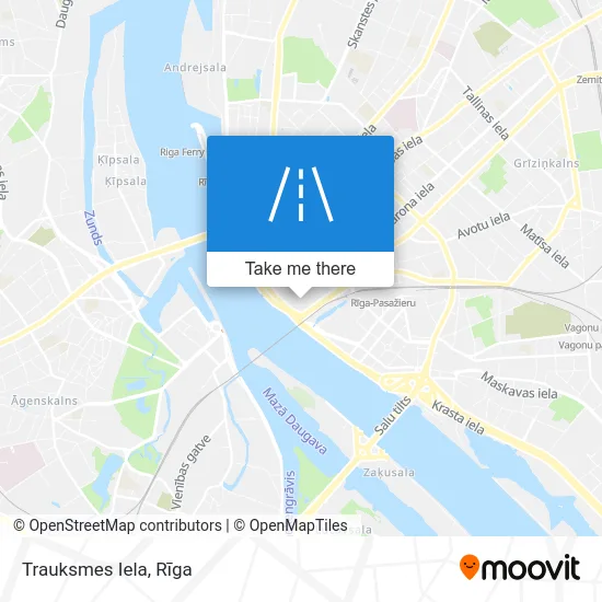 Карта Trauksmes Iela