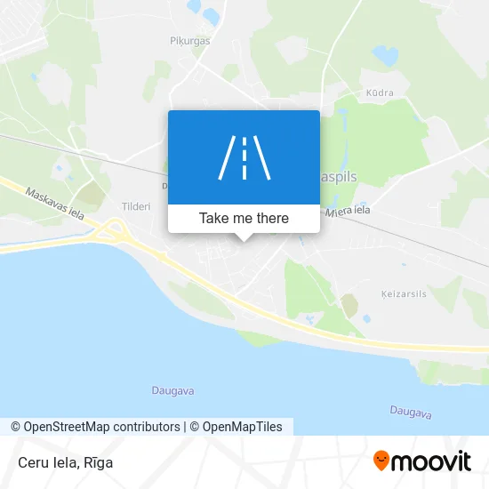 Карта Ceru Iela