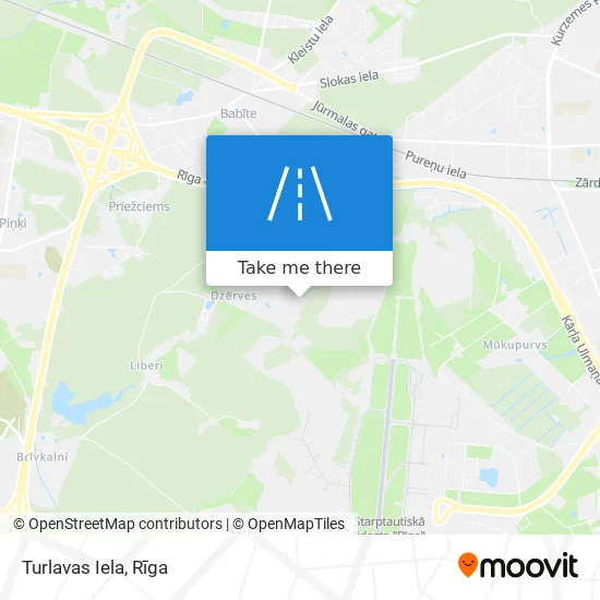 Карта Turlavas Iela