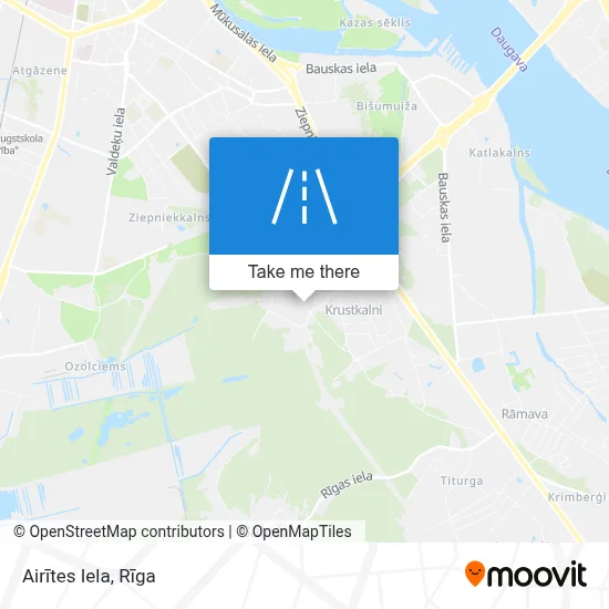 Airītes Iela map