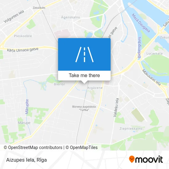 Карта Aizupes Iela