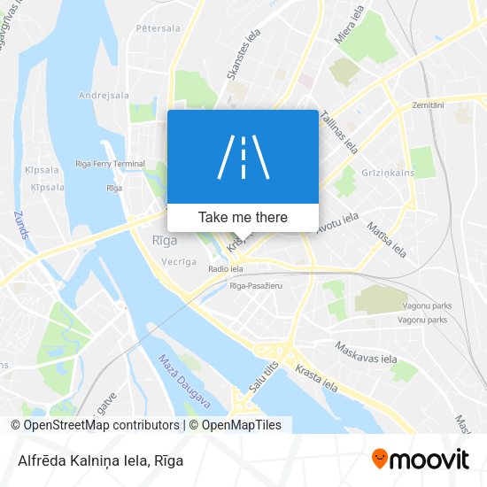 Alfrēda Kalniņa Iela map