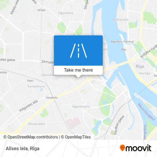 Alīses Iela map