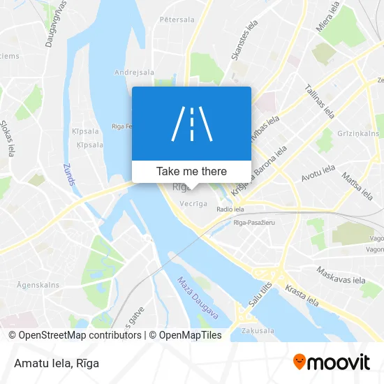 Карта Amatu Iela