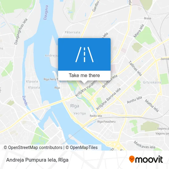Andreja Pumpura Iela map