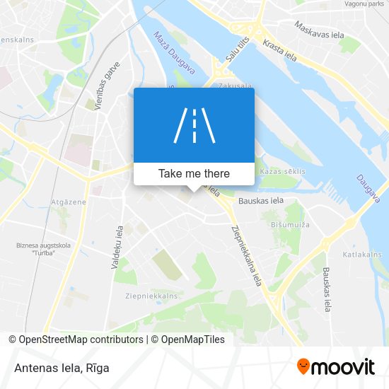 Antenas Iela map