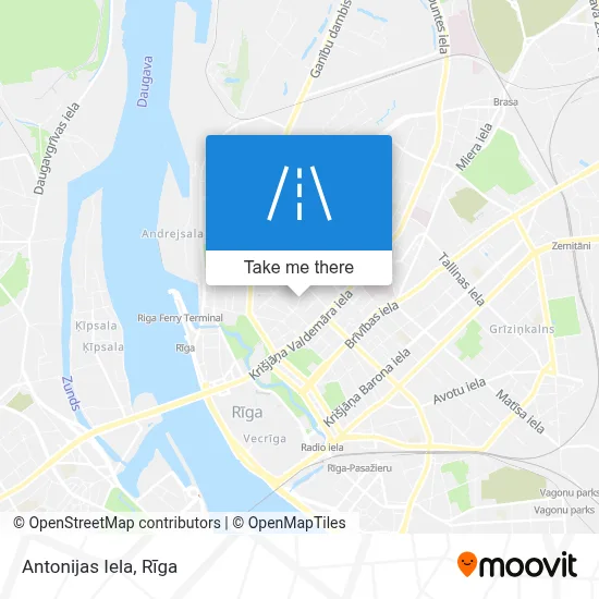 Antonijas Iela map