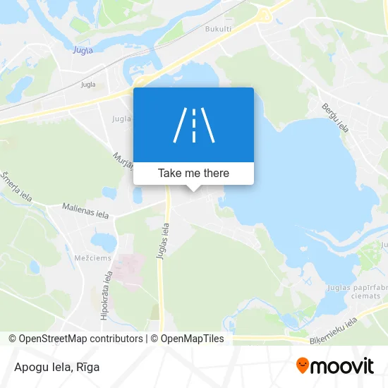 Карта Apogu Iela