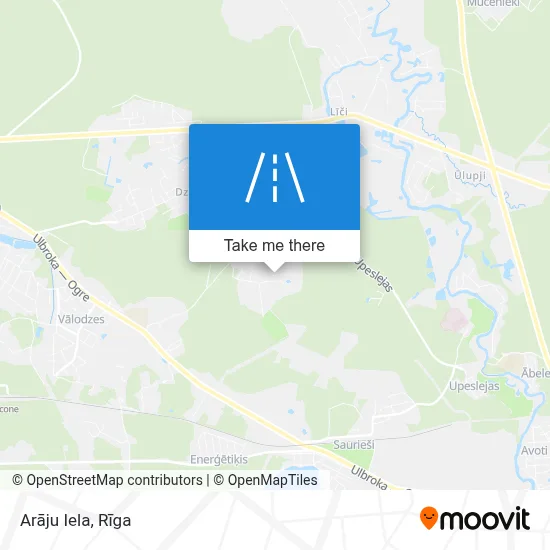Arāju Iela map