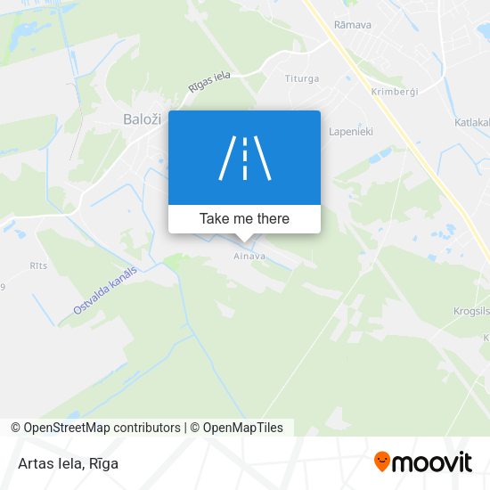 Artas Iela map