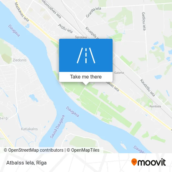 Карта Atbalss Iela