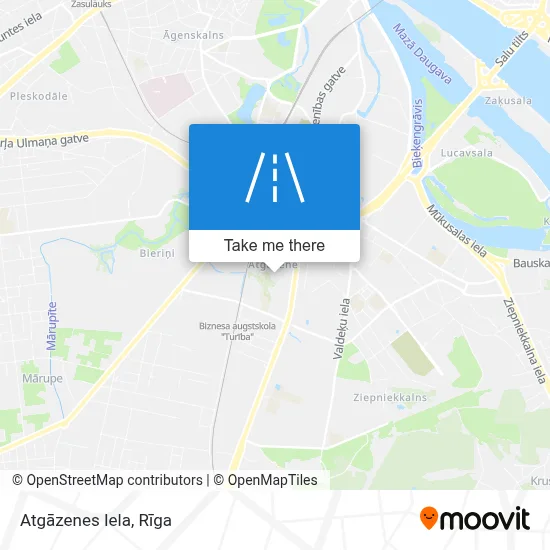 Atgāzenes Iela map