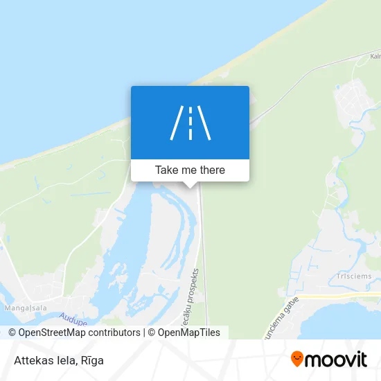 Карта Attekas Iela